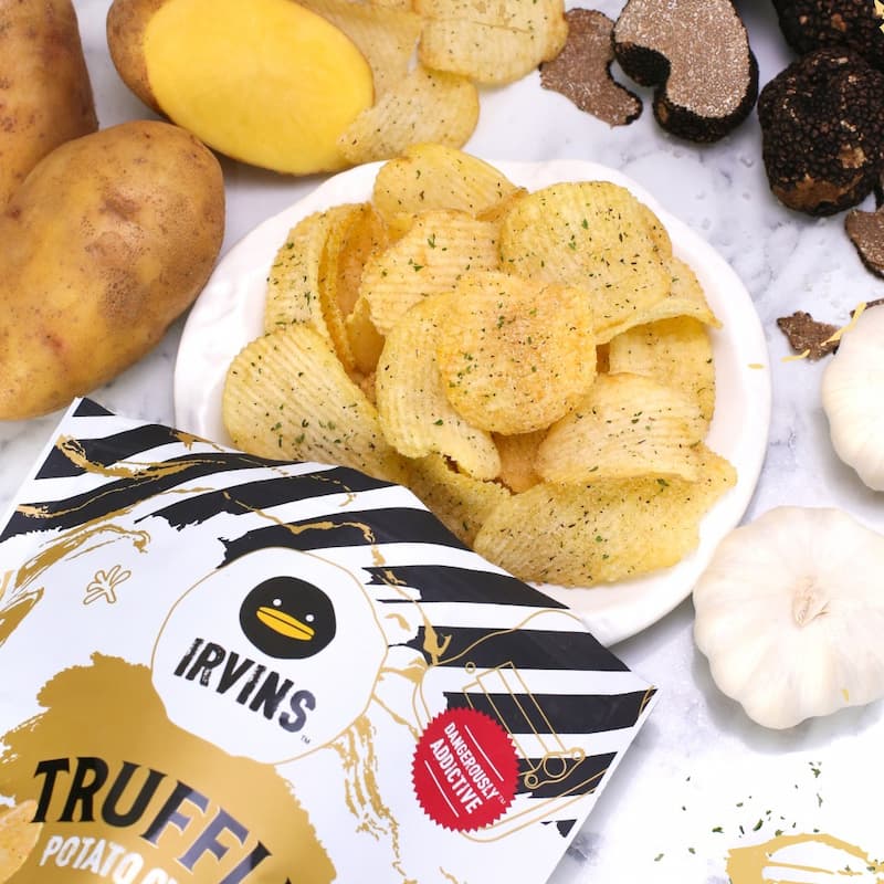 IRVINS Truffle Potato Chips (70g) - Image 3