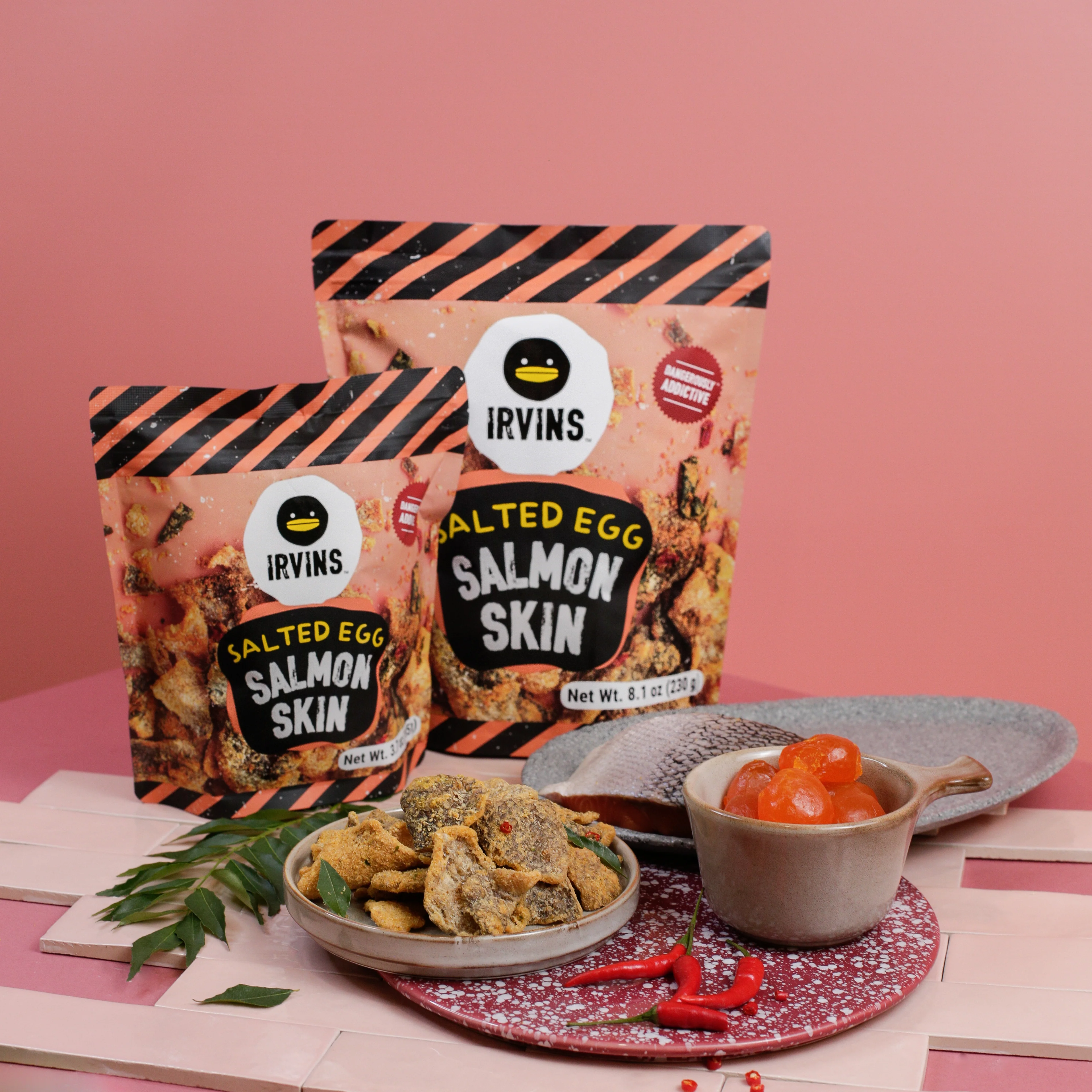 IRVINS Salted Egg Salmon Skin (95g) - Image 4